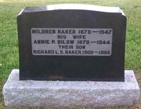 Mildren Baker grave