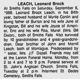 Leonard Brock Leach